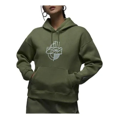 Air Jordan (wmns)  Brooklyn Fleece Graphic Hoodie 'green'