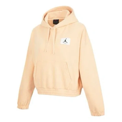 Air Jordan (wmns)  Casual Sports Knit Loose Hoodie Short 'yellow'