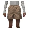 Air Jordan (wmns)  Chicago Shorts Asia Sizing 'khaki' In Brown