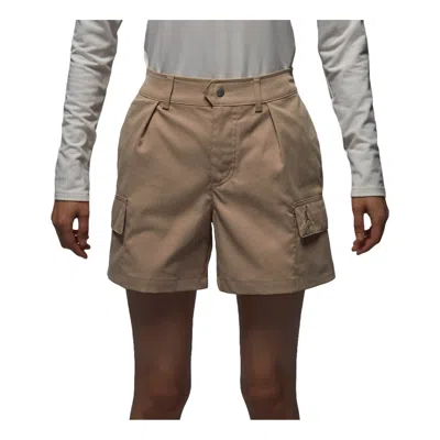Air Jordan (wmns)  Chicago Shorts Asia Sizing 'khaki' In Brown