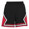 Air Jordan (wmns)  Contrasting Colors Logo Printing Elastic Waistband Straight Shorts Black