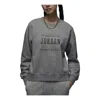 Air Jordan (wmns)  Crew-neck Sweatshirt 'grey' In Gray
