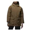 Air Jordan (wmns)  Down Parka Coat 'tan' In Brown