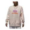 Air Jordan (wmns)  Fearless Fleece Sweatshirt Asia Sizing 'orange Pink' In Gray