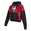 Air Jordan (wmns)  Fleece Allover Printed Hoodie In Black