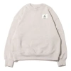 Air Jordan (wmns)  Fleece Crew Fleece Lined Round Neck Loose Pullover Hoodie 'light Mineral Grey' In Neutral