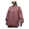 Air Jordan (wmns)  Flight Fleece Crewneck Sweatshirt 'pink'