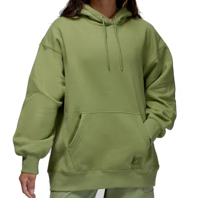 Air Jordan (wmns)  Flight Fleece Pullover Hoodie 'sky J Light Olive'