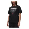 Air Jordan (wmns)  Flight Heritage Graphic T-shirt Asia Sizing 'black'