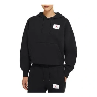 Air Jordan (wmns)  Flight Logo Fleece Hoodie 'black'