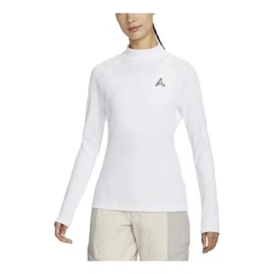 Air Jordan (wmns)  Flight Women's Ribbed Long-sleeve Top 'white'