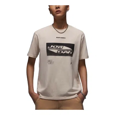 Air Jordan (wmns)  Graphic T-shirt Asia Sizing 'light Tan' In Neutral