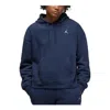 Air Jordan (wmns)  Logo Fleece Hoodie 'navy' In Blue