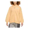 Air Jordan (wmns)  Logo Flight Jacket 'orange' In Yellow