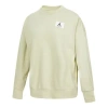 Air Jordan (wmns)  Logoo Loose Knit Round Neck Hoodie 'olive Green Grey'