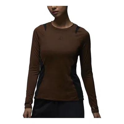 Air Jordan (wmns)  Long Sleeve Base Layer 'brown'