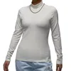 Air Jordan (wmns)  Long-sleeve Mock Neck Top Asia Sizing 'sail' In White