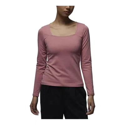 Air Jordan (wmns)  Long Sleeve Top 'pink'