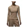 Air Jordan (wmns)  Long Sleeve Top 'tan' In Brown