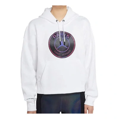Air Jordan (wmns)  Paris Saint-germain Casual Sports Fleece Lined Hooded Pullover Long Sleeves Hoodie