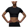 Air Jordan (wmns)  Sport Bodycon Performance T-shirt Asia Sizing 'black'