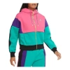 Air Jordan (wmns)  Winter Utility Hoodie 'pink Green' In Multi