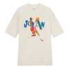 Air Jordan (wmns)  X Aleali May Crossover Printing Basketball Sports Short Sleeve White In Neutral