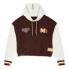 Air Jordan (wmns)  X Maison Chateau Rouge Crossover Colorblock Splicing Hoodie Asia Edition Brown