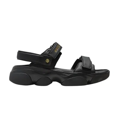 Pre-owned Air Jordan Wmns Jordan Deja Sandal 'black Metallic Gold'
