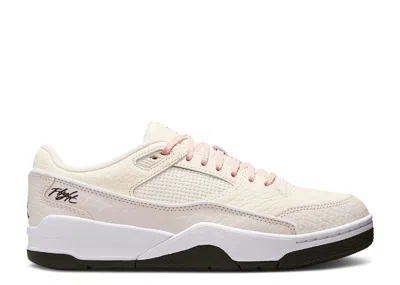 Air Jordan Wmns Jordan Flight Court 'coconut Milk Black' In White