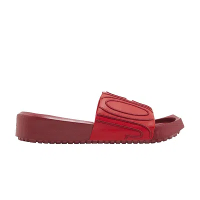 Pre-owned Air Jordan Wmns Jordan Nola Slide 'university Red Pomegranate'