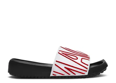 Air Jordan Wmns Jordan Nola Slide 'white Black Gym Red'