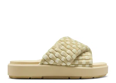Air Jordan Wmns Jordan Sophia Slide 'gold Alabaster' In White