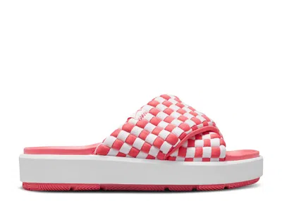 Air Jordan Wmns Jordan Sophia Slide 'sea Coral Sail' In Pink