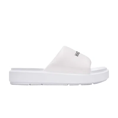 Pre-owned Air Jordan Wmns Jordan Sophia Slide 'white Black'
