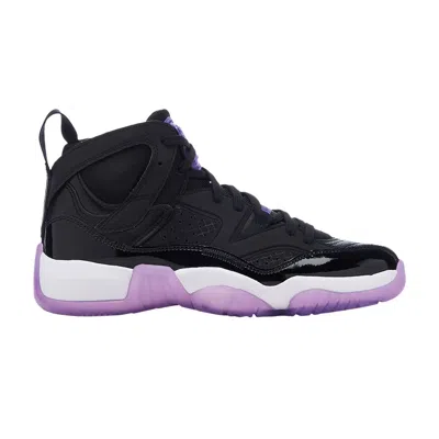 Pre-owned Air Jordan Wmns Jumpman Two Trey 'black Action Grape' | Women's Size 7