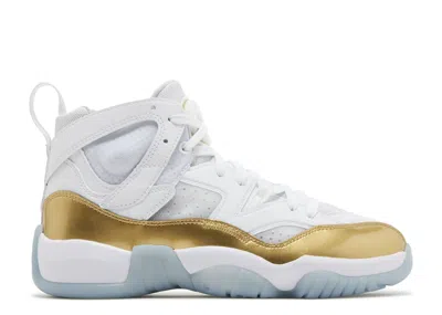 Air Jordan Wmns Jumpman Two Trey 'white Metallic Gold'