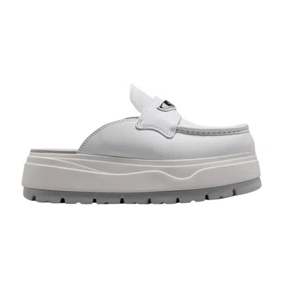 Pre-owned Air Jordan Wmns Mule 'summit White Vast Grey Metallic Silver' | Women's Size 6
