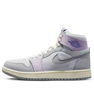 Air Jordan (wmns) 1 Zoom Cmft 'grey Purple' In Gray
