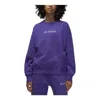 Air Jordan (wmns) Worldmark Crewneck Sweatshirt 'purple'