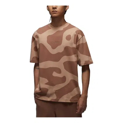 Air Jordan Wordmark 85 Graphic T-shirt Asia Sizing 'light Brown'