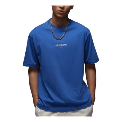 Air Jordan Wordmark 85 T-shirt Asia Sizing 'blue'