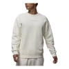 Air Jordan Wordmark Fleece Crewneck Sweatshirt 'sail' In Neutral