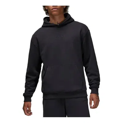 Air Jordan Wordmark Fleece Hoodie 'black'