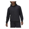 Air Jordan Wordmark Fleece Hoodie 'off Noir' In Black