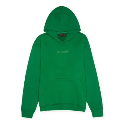 Air Jordan Wordmark Fleece Hoodie 'pine Green'