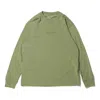 Air Jordan Wordmark Long Sleeve Shirt Asia Sizing 'sky J Light Olive' In Green