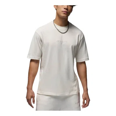 Air Jordan Wordmark T-shirt Asia Sizing 'white' In Neutral