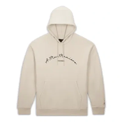 Air Jordan X A Ma Maniere Fleece Hoodie 'light Orewood Brown' In Neutral