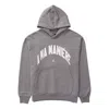 Air Jordan X A Ma Maniere Hoodie 'flat Pewter' In Gray